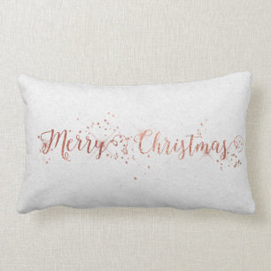 Roos Gol Pink Silver Grey Kraft Merry kerst Kussen