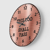 Roos Gold 12 Stap Sober Sobriety Recovery Clock Grote Klok (Hoek)