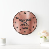 Roos Gold 12 Stap Sober Sobriety Recovery Clock Grote Klok (Huis)