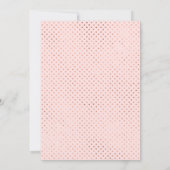 Roos Gold 14e uitnodiging | Faux-Folie (Achterkant)