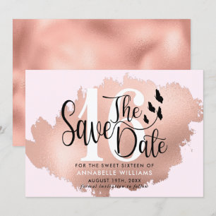 Roos Gold 16e verjaardag  Save The Date