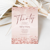 Roos Gold 30e verjaardag voor vrouwen Kaart