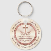 Roos Gold 30th Church Jubileum Sleutelhanger (Voorkant)