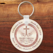 Roos Gold 30th Church Jubileum Sleutelhanger (Voorkant)