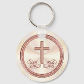 Roos Gold 30th Church Jubileum Sleutelhanger (Achterkant)