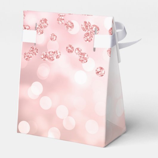 Roos Gold 40e verjaardag Hartelijk dank Bedankdoosjes (Achterkant)