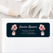 Roos Gold 50 en Fabulous 50th Birthday Etiket (Insitu)