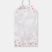 Roos Gold 60e verjaardag Hartelijk dank, mijnheer  Cadeaulabel (Achterkant)