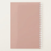 Roos Gold Aangepaste foto 2023-printer Planner (Achterkant)