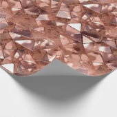 Roos Gold Abstract Cadeaupapier (Hoek)