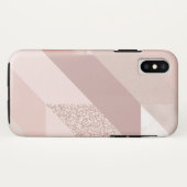 Roos Gold Abstract Patroon Case-Mate iPhone Case (Achterkant (horizontaal))