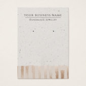 Roos Gold Abstracte, moderne Kaarten voor draagbee Visitekaartje (Voorkant)