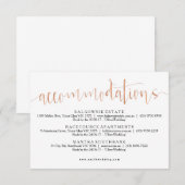 Roos Gold Accommodaties Info Kaart (Voorkant / Achterkant)