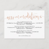 Roos Gold Accommodaties Info Kaart (Voorkant)