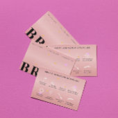 Roos Gold After Care Brow-instructie Visitekaartje