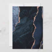 Roos Gold Agate voor grote openingsmarinescheepvaa Kaart (Achterkant)