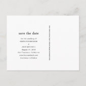 Roos Gold Ampersand | Foto Sla de datum op Aankondigingskaart (Achterkant)