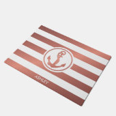 Roos Gold Anchor Deurmat (Schuin)