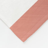 Roos Gold Anchor Fleece Deken (Hoek)