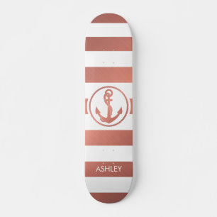 Roos Gold Anchor Persoonlijk Skateboard
