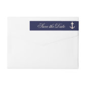 Roos Gold Anchor RSVP Wraparound Label (Achterkant)