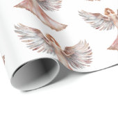 Roos Gold Angels Cadeaupapier (Rol Hoek)