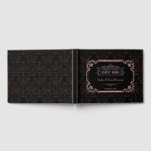 Roos Gold Art Deco Great Gatsby Wedding Gastenboek (Volledig)