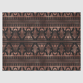 Roos Gold Art Deco over zwarte ontkoppeling Tissuepapier