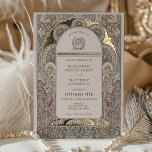 Roos Gold Art Nouveau Botanische bruiloft uitnodig Folie Uitnodiging<br><div class="desc">Vier uw komende huwelijken met deze sierlijke Art Nouveau Botanical Wedding Invitation, doordrenkt met de zachte elegantie van rozen gouden folie. De uitnodigingssuite toont een harmonieuze mix van blush en neutrale tonen, waardoor een warme, uitnodigende achtergrond ontstaat voor de delicate botanische en boombewonende motieven. Op de voorkant van de uitnodiging...</div>
