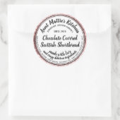 Roos Gold Artisan Gourmet Ingrediënten Etiket (Tas)