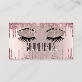 Roos Gold Artist Blush Makeup Lashes Glitter Drive Visitekaartje