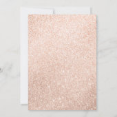 Roos Gold Bachelorette | Glitter Kaart (Achterkant)
