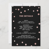 Roos Gold Bachelorette Weekend met reisroute Kaart (Achterkant)