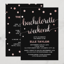 Roos Gold Bachelorette Weekend met reisroute