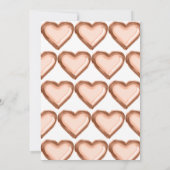 Roos Gold ballon, eerste verjaardag Kaart (Achterkant)