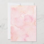 Roos Gold Ballon Valentijn Baby shower Kaart (Achterkant)