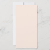 ROOS GOLD BALLOON FLORAL BUNCH BABY SHOWER INVITE BEDANKKAART (Achterkant)