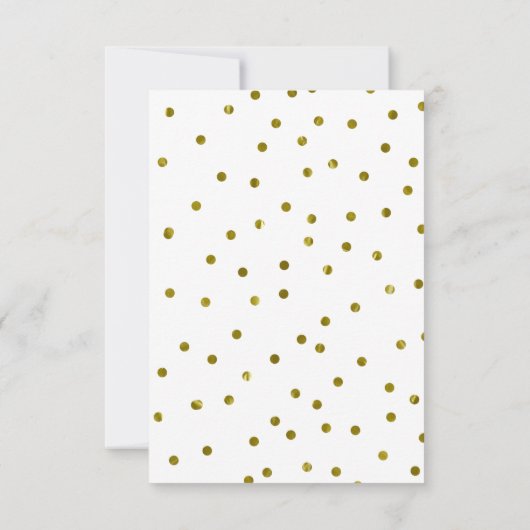 Roos Gold Balloons Confetti Stip Hartelijk dank Bedankkaart (Achterkant)