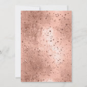 Roos Gold Balloons Proost 40 jaar 40ste verjaardag Kaart (Achterkant)