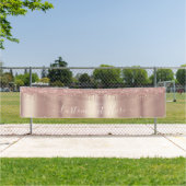 Roos Gold Banner Glitter Drivers - Aangepaste teks (Insitu)