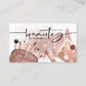 Roos Gold Beauty Trendy Visitekaartje (Voorkant)