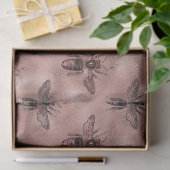 Roos Gold Bee-reeks Design 9 Weefselpapier Tissuepapier (Geschenk)