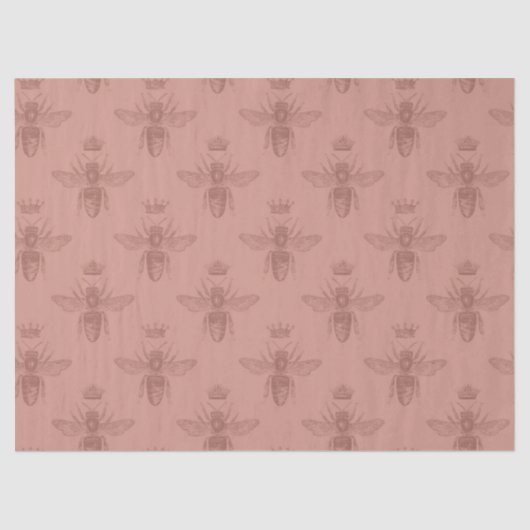 Roos Gold Bee Series Design 18 Tissuepapier (Voorkant)