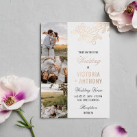 Roos Gold Berry Twig 3 Foto's Wedding