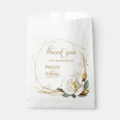 Roos Gold Biologische Bloemen Dank u Bedankzakje (Voorkant)