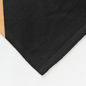 Roos Gold Black en White Marble Pattern Fleece Deken (Hoek)