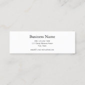 Roos Gold Black Floral Mandala Mini Visitekaartje (Achterkant)