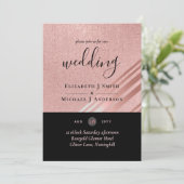 Roos Gold Black Glitter Folie WEDING (Staand voorkant)