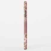 Roos Gold Bling Luxury Case-Mate iPhone Case (Achterkant/rechts)