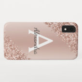 Roos Gold Bling Luxury Case-Mate iPhone Case (Achterkant (horizontaal))